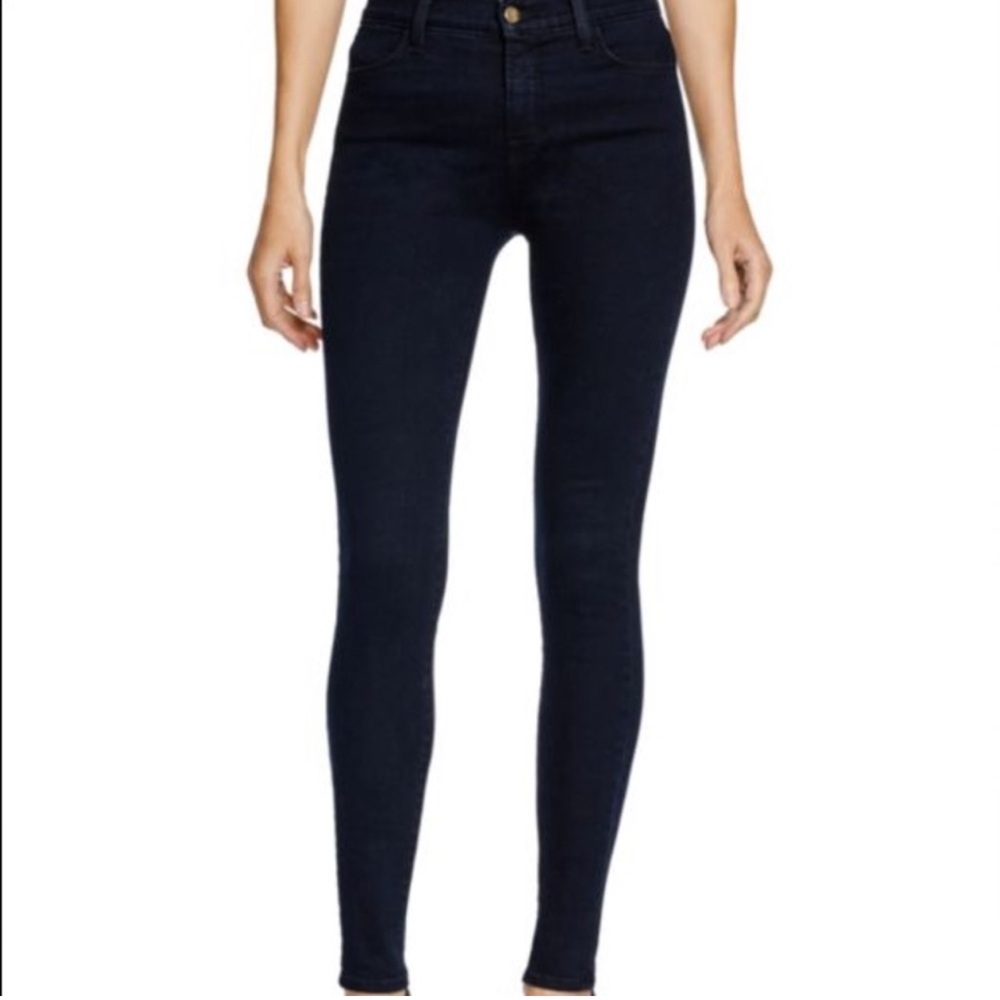 J Brand MARIA Skinny Jeans - Dark Blue Size 28